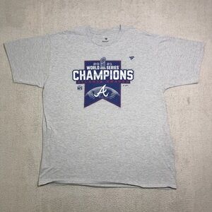Atlanta Braves MLB 2021 World Series Graphic T Shirt Men’s XL Fanatics